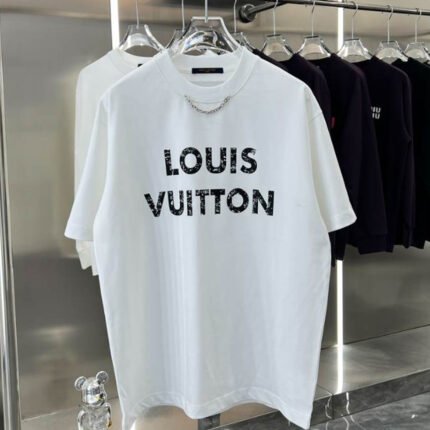 Louis Vuitton White Short Sleeve Shirt – LVTS076