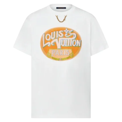 PARIS TRAVEL STAMP T-SHIRT IN WHITE – LVTS104
