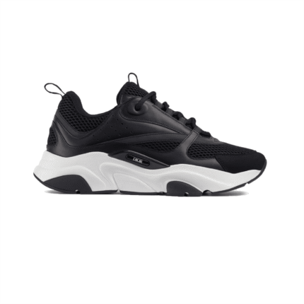DIOR B22 SNEAKERS BLACK TECHNICAL MESH AND CALFSKIN – DO004