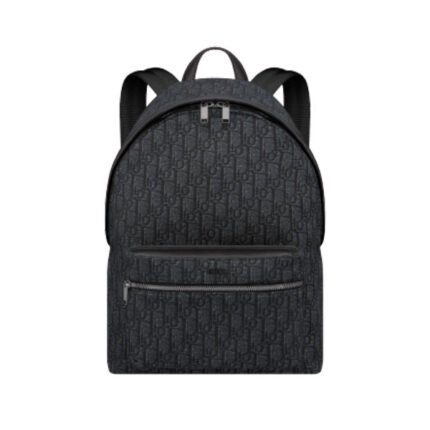 DIOR RIDER BACKPACK BLACK DIOR OBLIQUE JACQUARD – DIO030