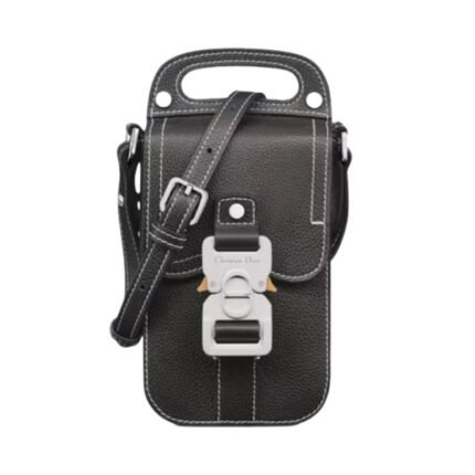 DIOR SADDLE VERTICAL POUCH WITH STRAP – DIO049