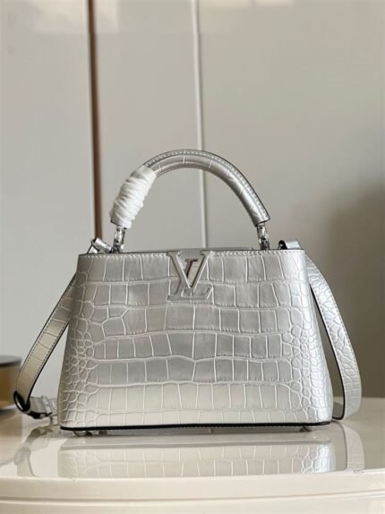 LOUIS VUITTON CAPUCINES BB Silver – LW064