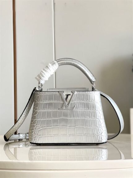 LOUIS VUITTON CAPUCINES MINI Silver – LW065