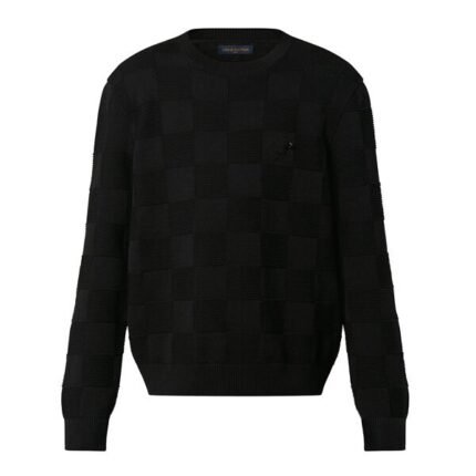 LOUIS VUITTON DAMIER STITCH CREWNECK – LVH044